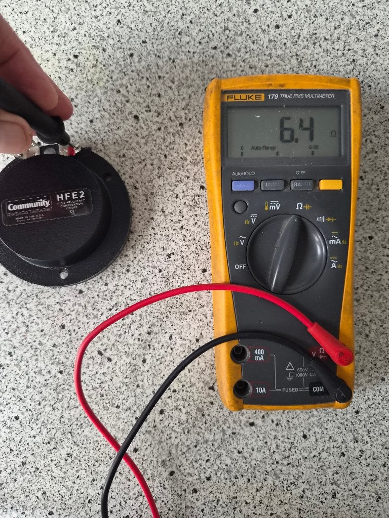 1 community titanium diafragma in 8-ohm, TV, Hi-fi & Vidéo, Autres marques, Moins de 60 watts, Enlèvement ou Envoi, Comme neuf