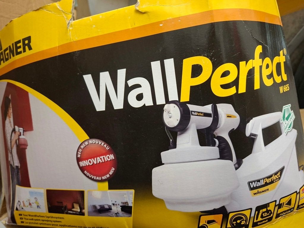 wagner perfect home w665, Bricolage & Construction, Enlèvement ou Envoi, Comme neuf, Pulvérisateur de peinture ou Pompe à peinture