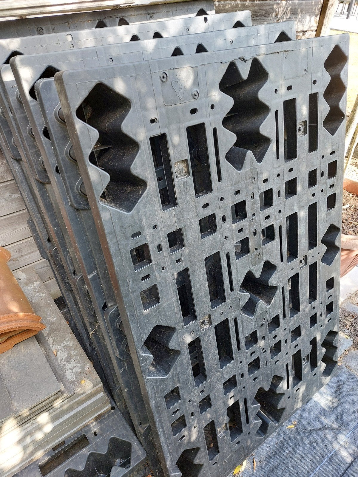 pvc paletten, Ophalen