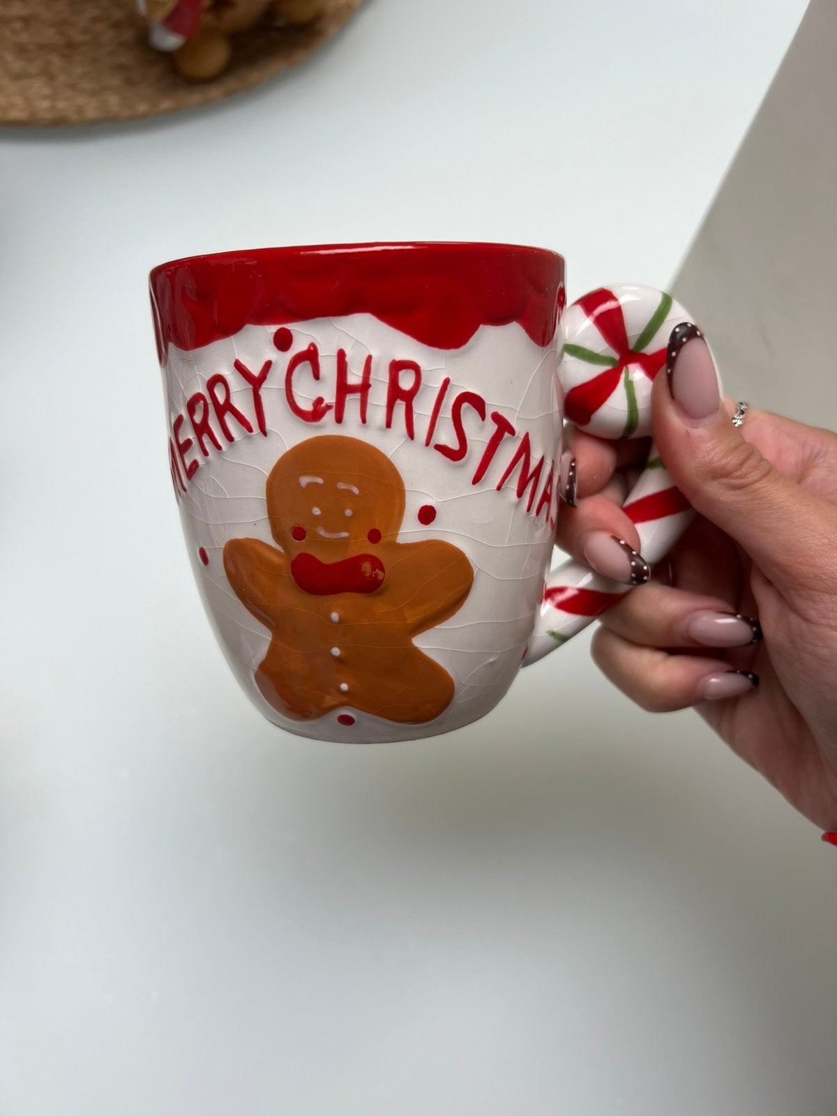 Tasse Noël pain d’épice, Enlèvement