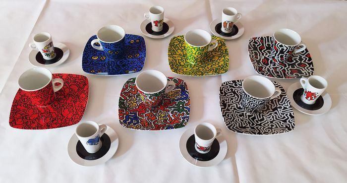 Keith Haring - Tognana servies 24 delig porselein, Nieuw, Ophalen of Verzenden, Overige stijlen, Porselein