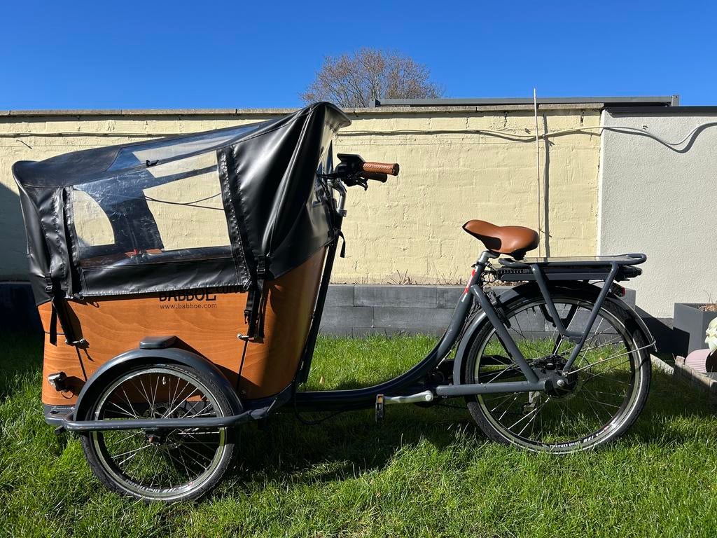 Babboe Curve-E elektrische bakfiets (2021) – slechts 1110 km, Fietsen en Brommers, Fietsen | Bakfietsen, Gebruikt, Overige merken