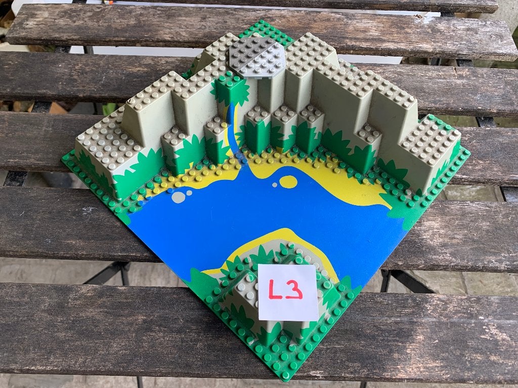 LEGO: L3: GRONDPLAAT CASTLE VINTAGE, Gebruikt, Lego, Ophalen of Verzenden, Castle