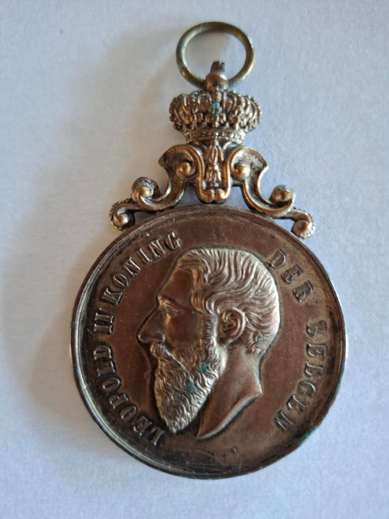 Zeldzame Prijspenning Leopold II - Hofbouw Destelbergen 1905, Ophalen