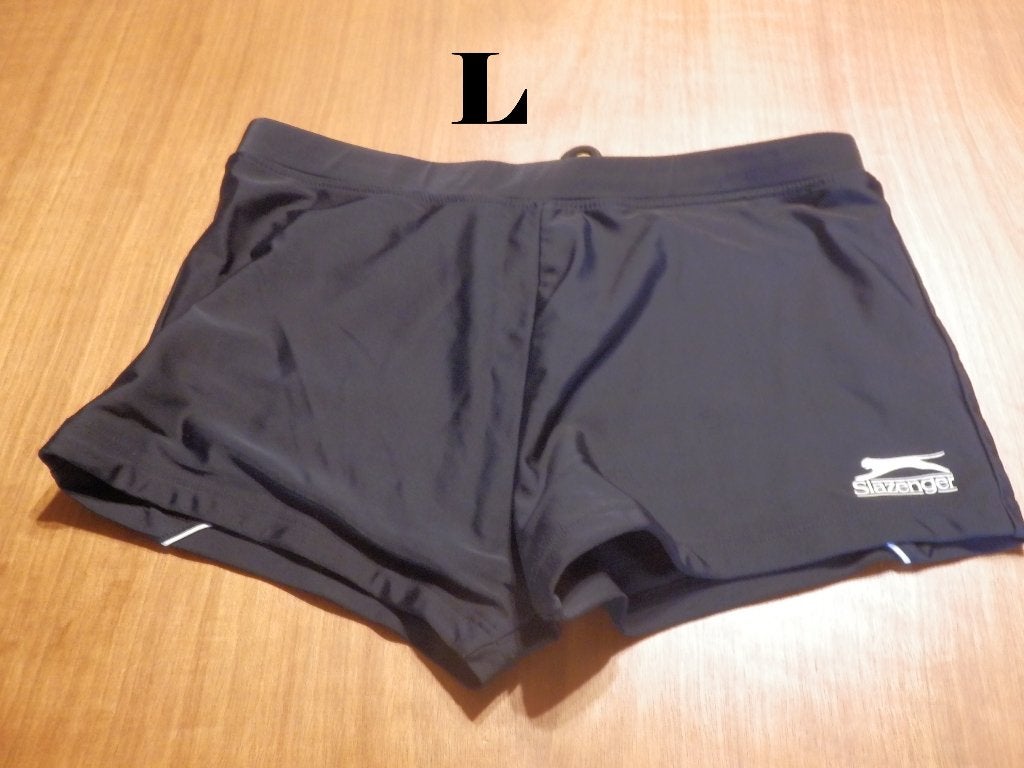 (2)- maillot homme t.L noir - slazenger -, Kleding | Heren, Badmode en Zwemkleding, Maat 52/54 (L), Ophalen of Verzenden, Zwemslip