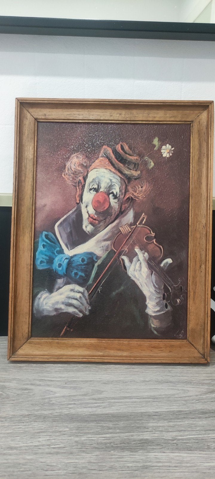 clown violoniste' Lore, Enlèvement ou Envoi, Signé