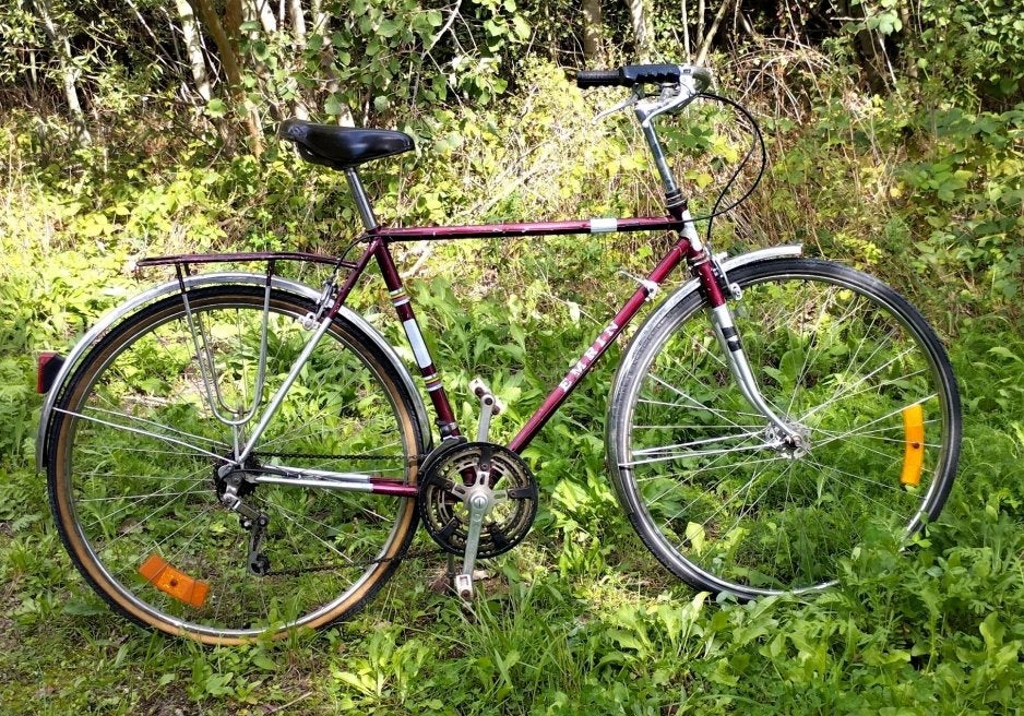 retro vintage fiets, Ophalen, Versnellingen