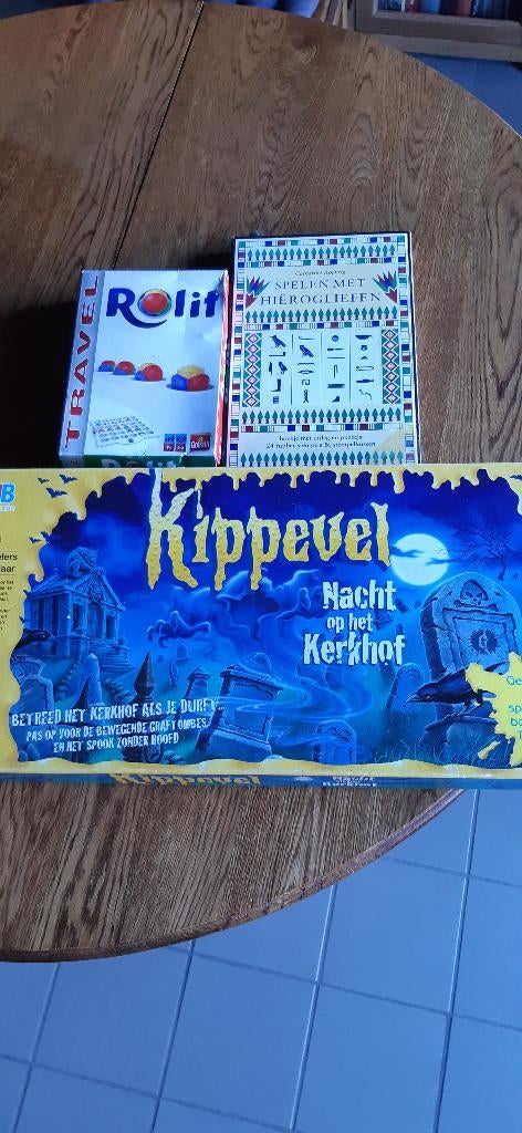 5 gezelschapspellen  met oa kippevel, Ophalen of Verzenden