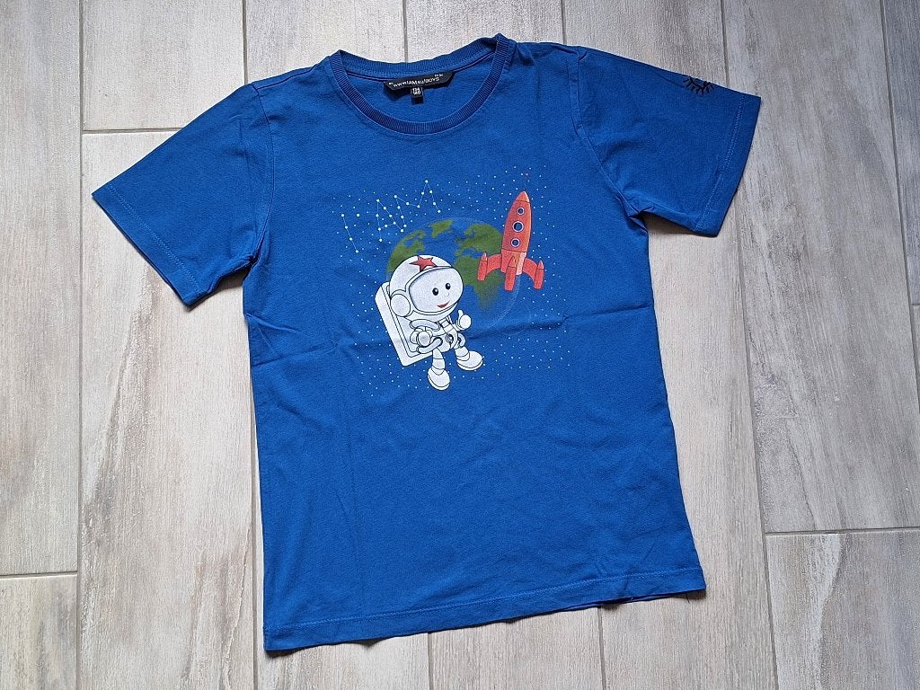 ★ M134/140 - T-Shirt astronaut, Ophalen of Verzenden, Gebruikt, Jongen, Shirt of Longsleeve