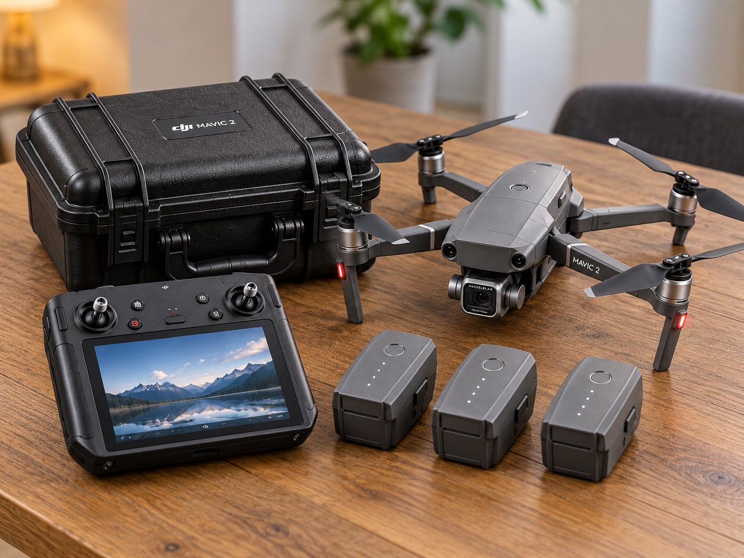 DJI Mavic 2 Pro – Hasselblad 4K Drone + Smart Controller, Enlèvement ou Envoi, Comme neuf, DJI