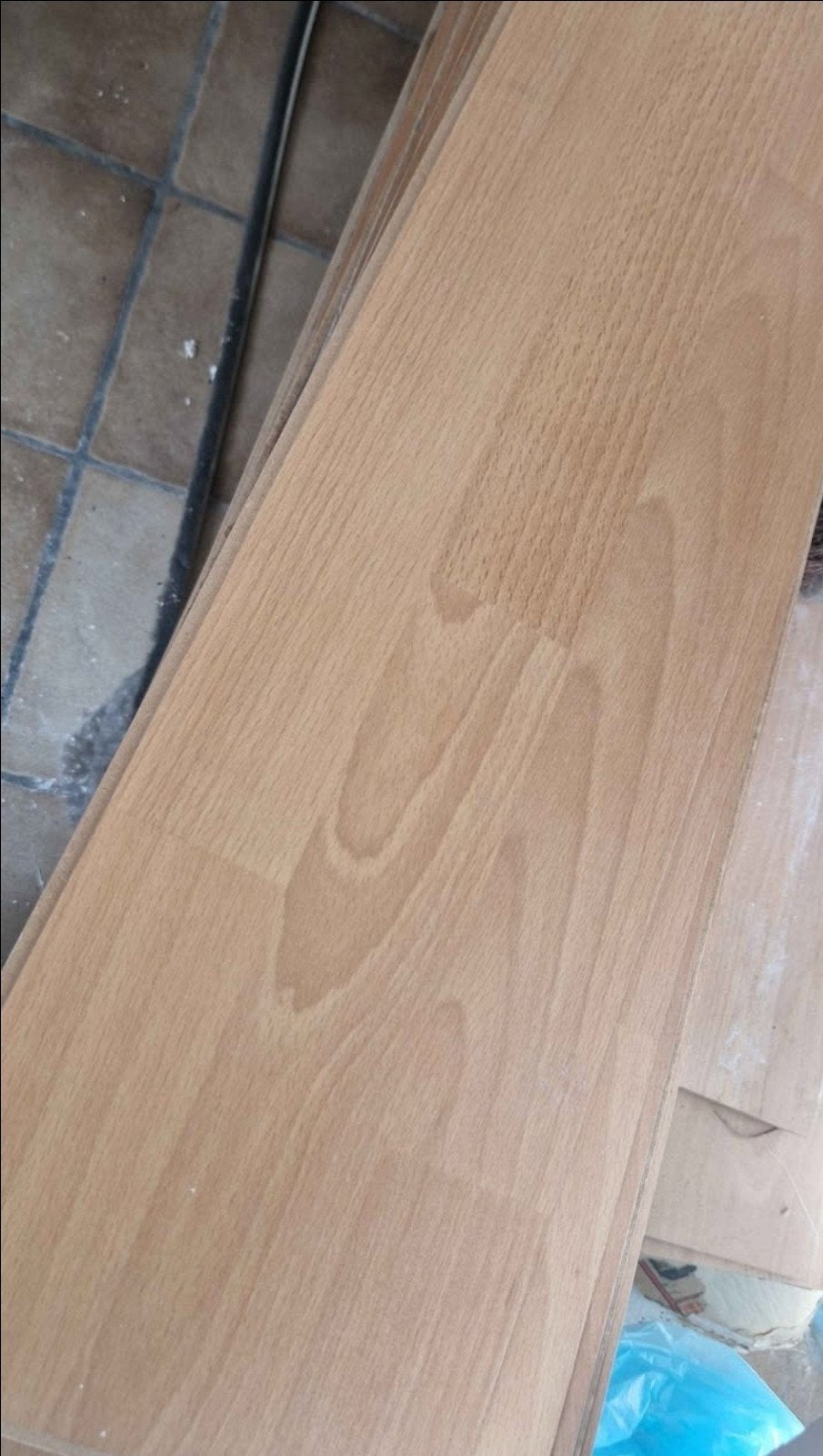 lichte eik laminaat  15m², Ophalen, Gebruikt, 10 m² of meer, Hout
