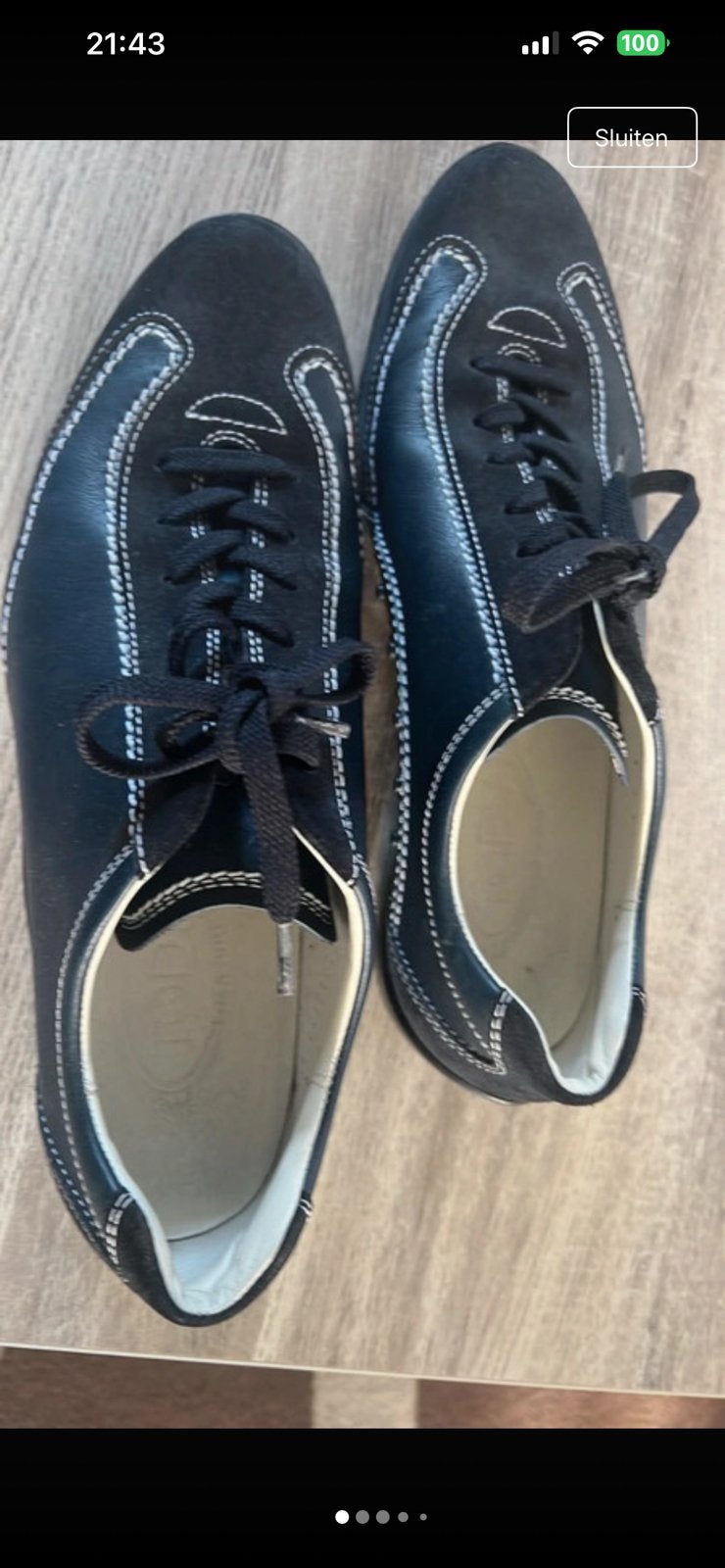 Tod s tabs snaekers, Kleding | Heren, Blauw, Ophalen of Verzenden, Zo goed als nieuw, Sneakers