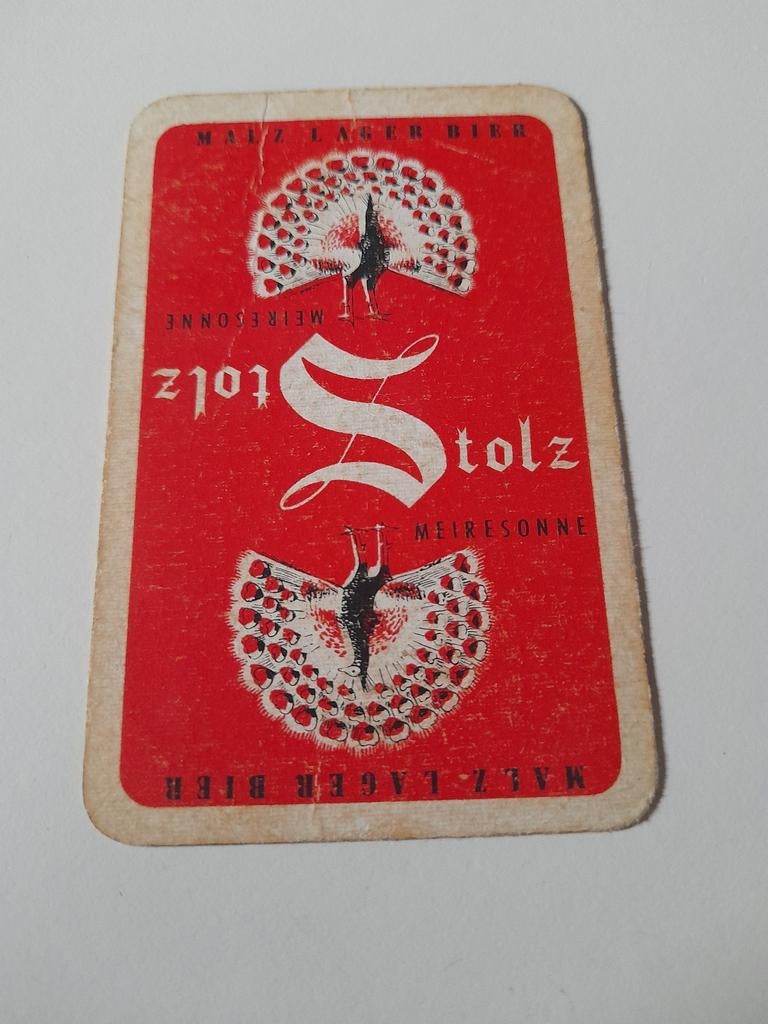 Speelkaart stolz, Ophalen of Verzenden