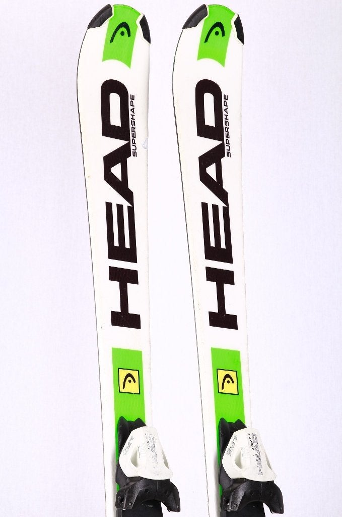 Skis pour enfants 140 cm HEAD SUPERSHAPE, blanc/vert + Head, Carving, Skis, Utilisé, Head