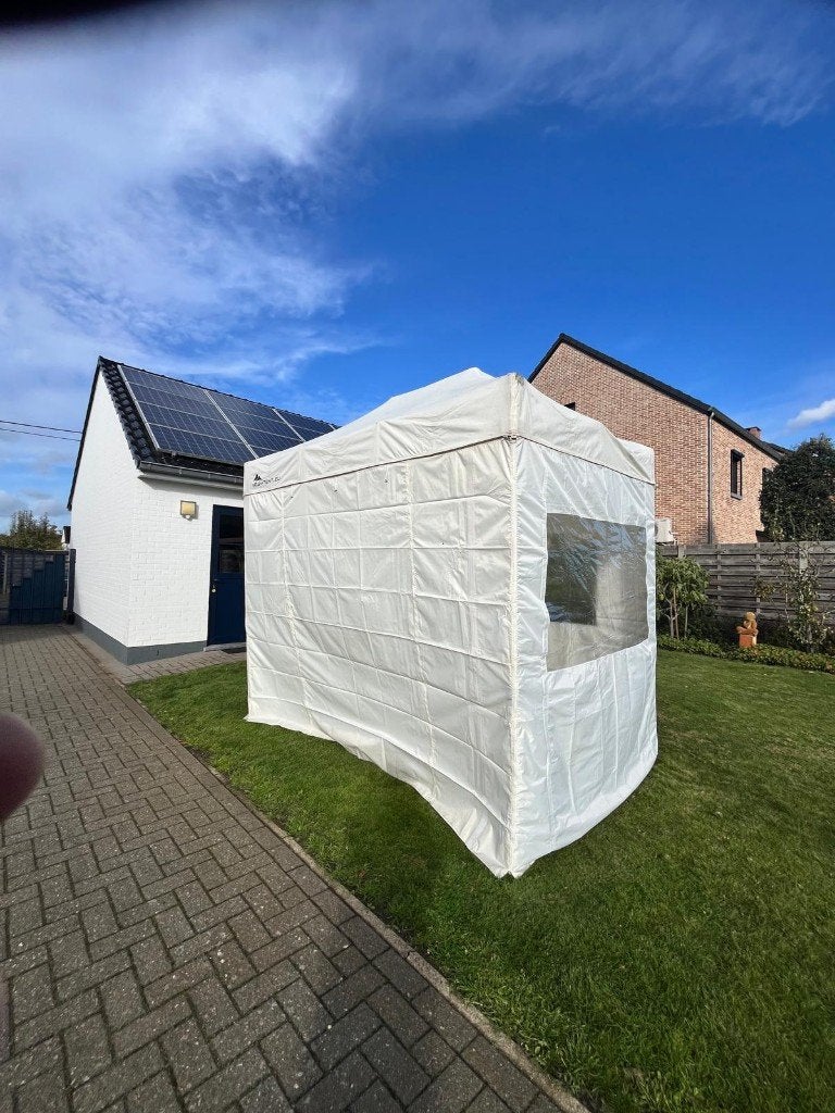 vouwtenten twee stuks 3 x 2 meter met zijwanden, Tuin en Terras, Ophalen, Opvouwbaar, Overige typen, Minder dan 4 meter
