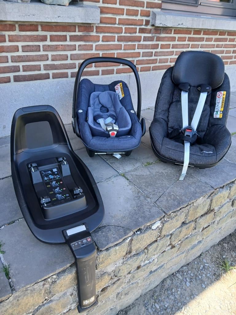Siège auto + maxi cosi + base, Enfants & Bébés, Sièges auto, Comme neuf, Maxi-Cosi, Isofix, Enlèvement