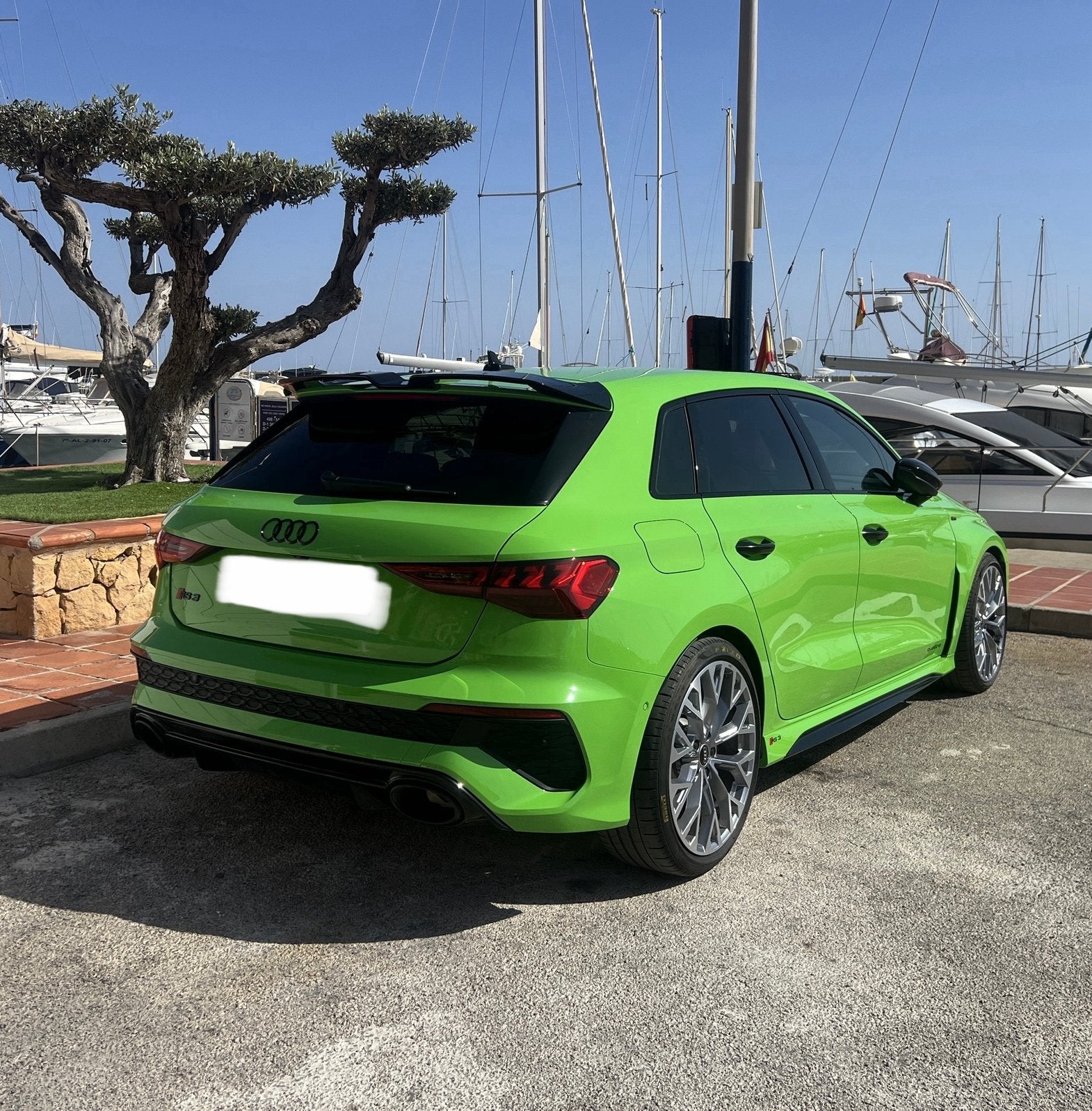 Jantes de performance Audi Rs3 avec pneus d'été de 19 pouces, Enlèvement, Pneus été, Pneus et Jantes