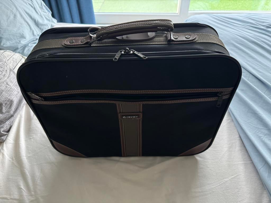 Vintage reiskoffer ‘Delsey’, Ophalen, Zo goed als nieuw