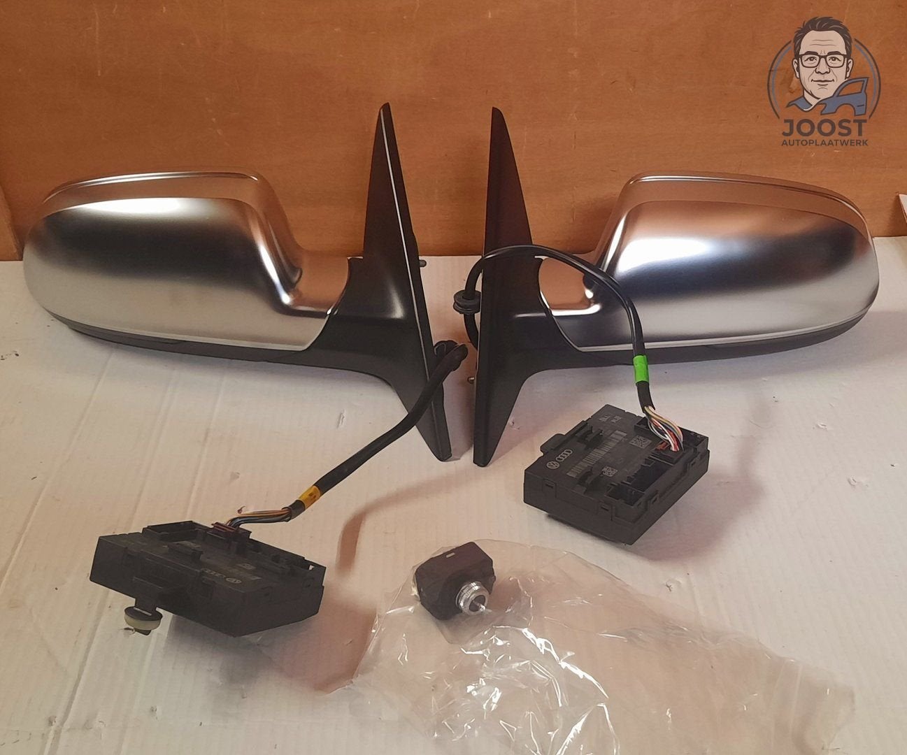 Buitenspiegel set Audi A5 8F Coupe / Cabrio inklap 14-pins, Auto-onderdelen, Gebruikt, -, -, -