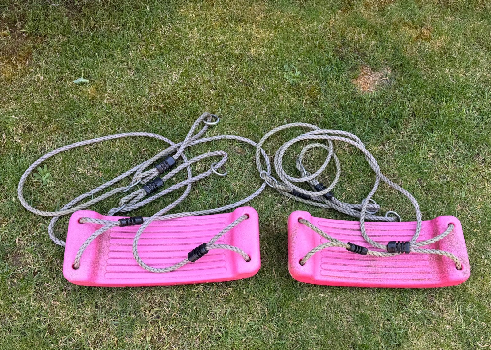 2 Schommelzitjes voor speeltoestel, Ophalen, Gebruikt