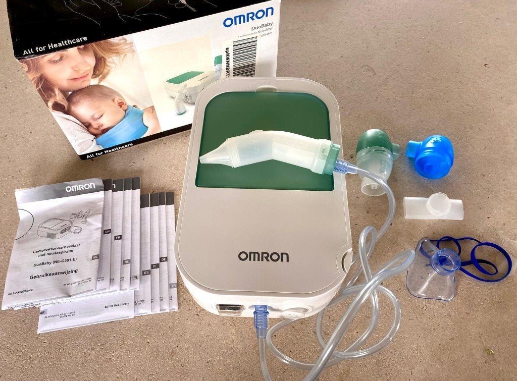 Omron Duobaby Compressor Vernevelaar neusaspirator, Electroménager, Enlèvement ou Envoi, Neuf, Autres types