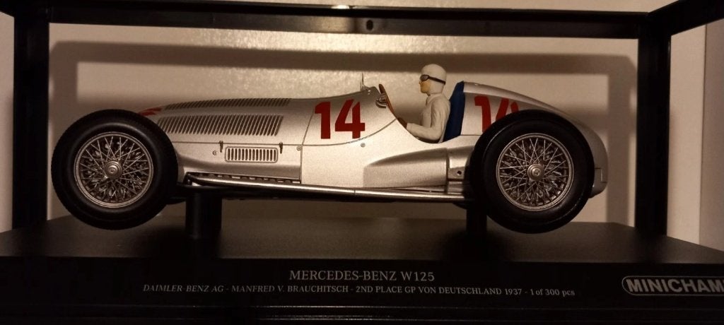 1/18 Mercedes-Benz F1 W125 Manfred von Brauchitsch 1937, Enlèvement ou Envoi, Neuf, Voiture, MiniChamps