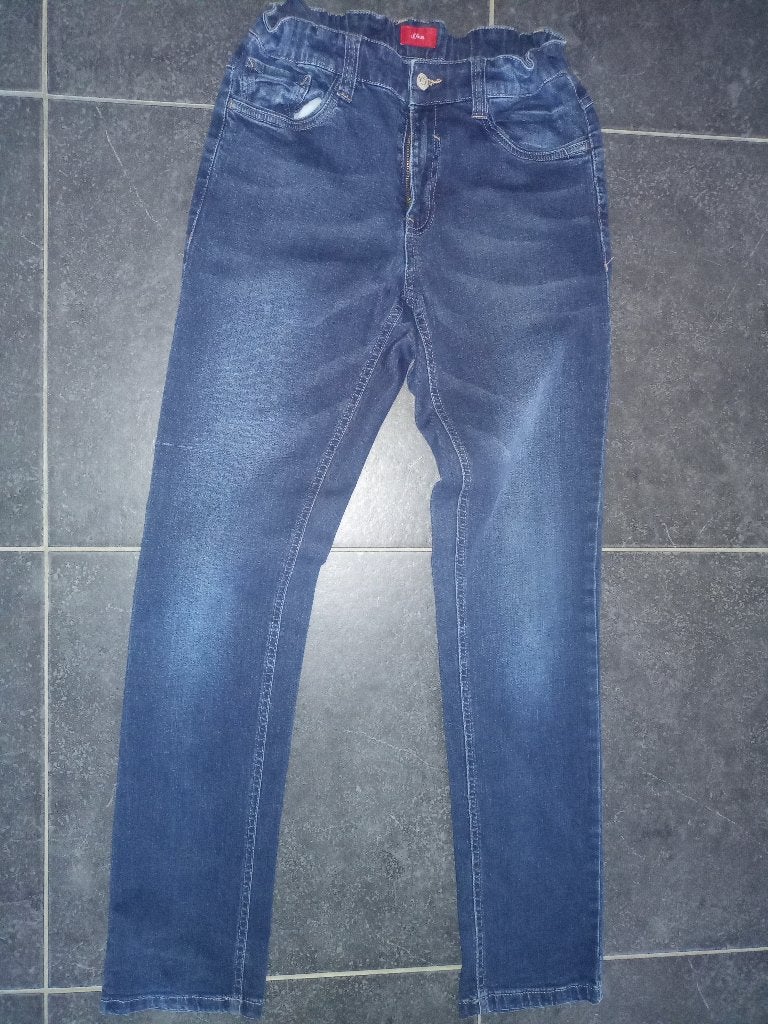 JONGENSJEANSBROEK S.OLIVER MAAT 176 REGULAR - PRIMA STAAT, Kinderen en Baby's, Kinderkleding | Maat 176, Broek, Ophalen of Verzenden