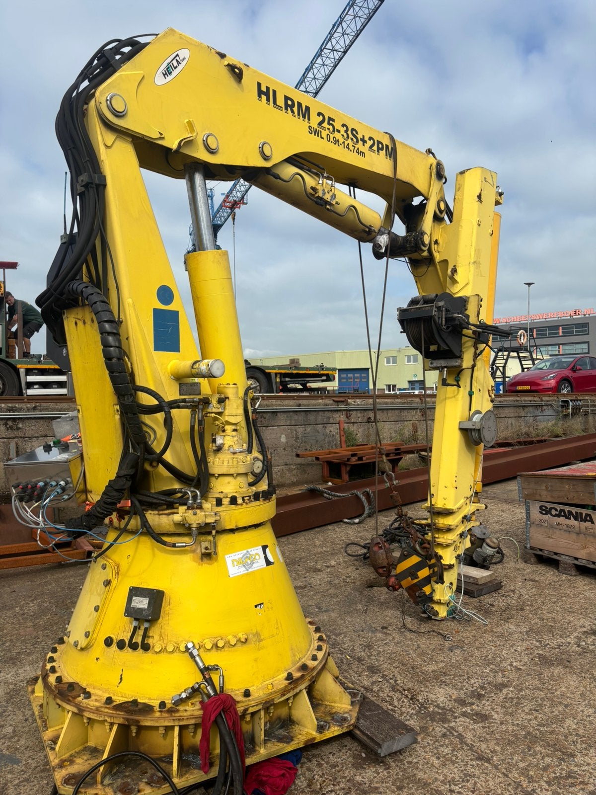 Heila HLRM 25 3S 2PM marine crane, Watersport en Boten, Ophalen