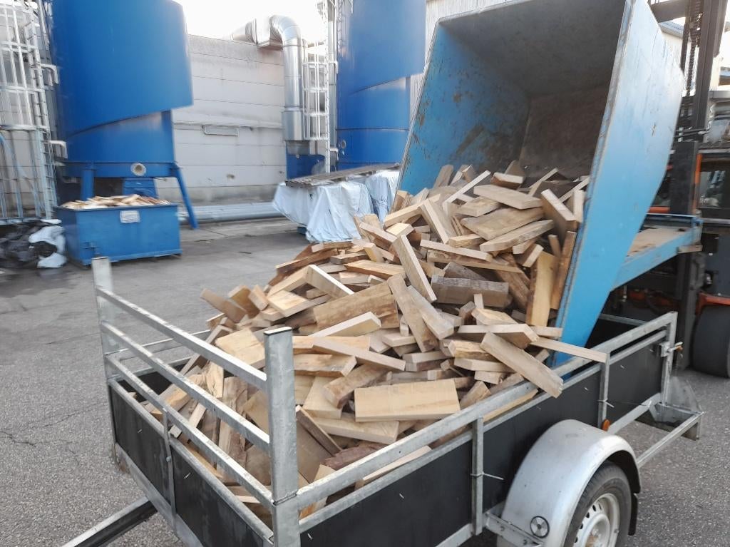 GOEDKOOP OVENDROOG BRANDHOUT €45/KUUB, Tuin en Terras, Brandhout, Ophalen, Overige houtsoorten, Blokken