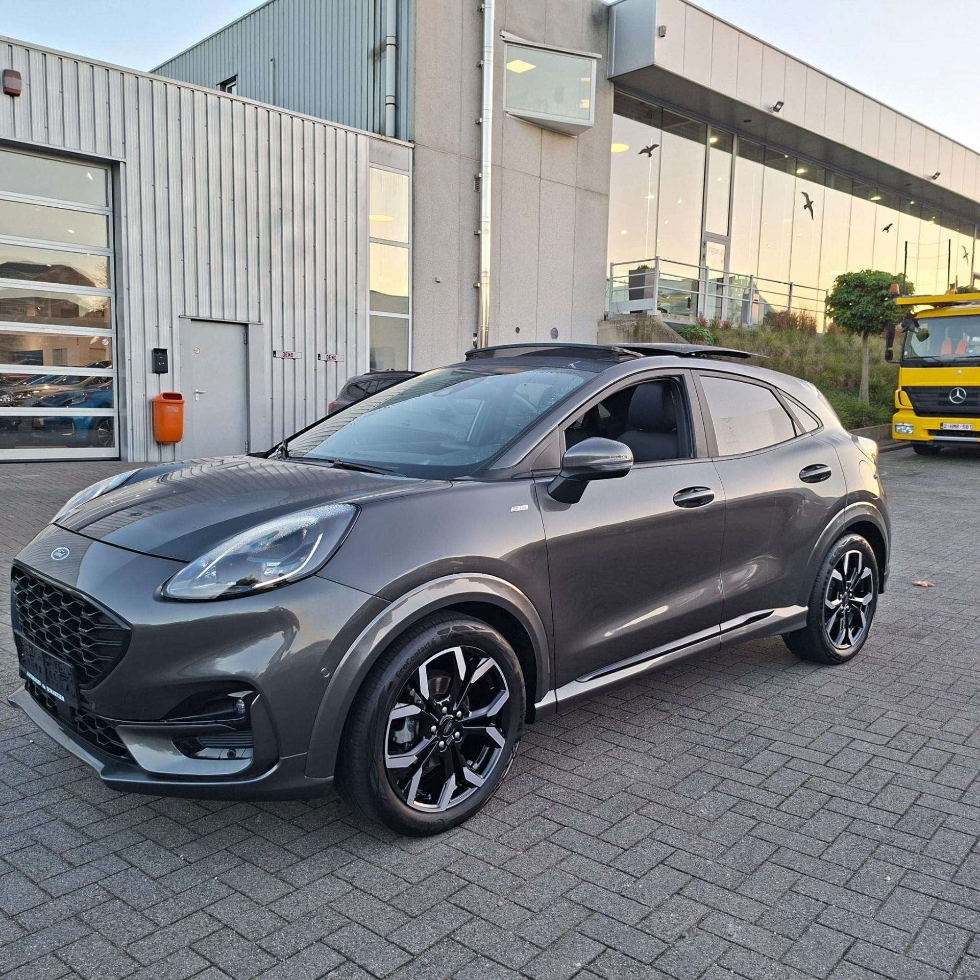 Ford Puma ST - Line X 1.0i EcoBoost mHEV A7 / Pano dak / 18", Autos, Argent ou Gris, Achat, Puma, Euro 6