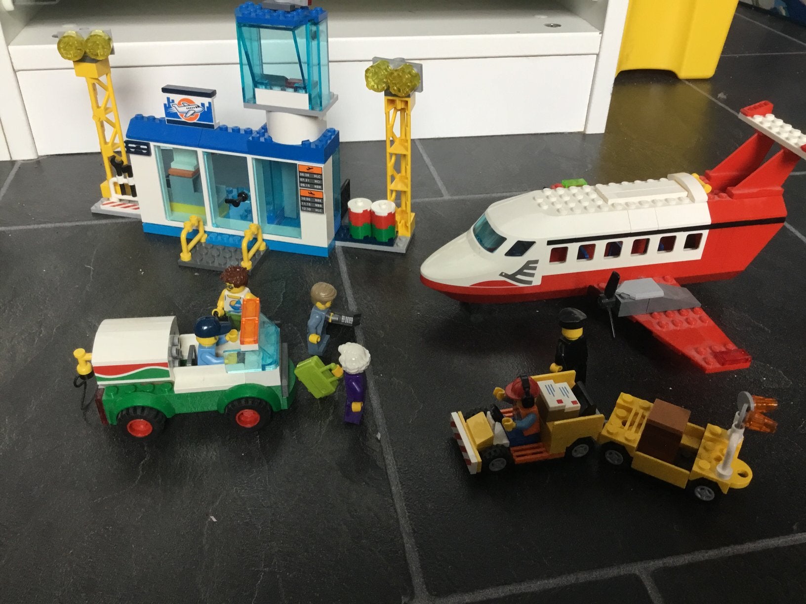 LEGO CITY luchthaven met vliegtuig, Ophalen, City, Inclusief instructies, Lego