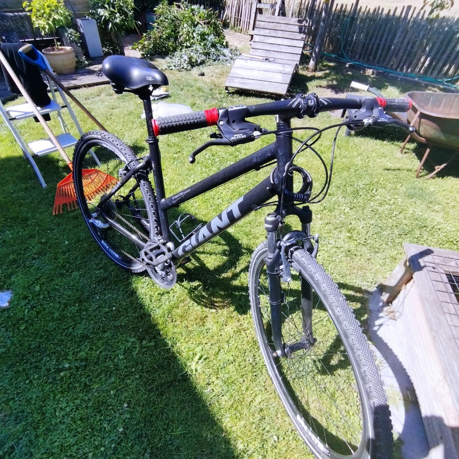 meisjes fiets of studenten fiets, Gebruikt, Velgrem, Versnellingen, Giant