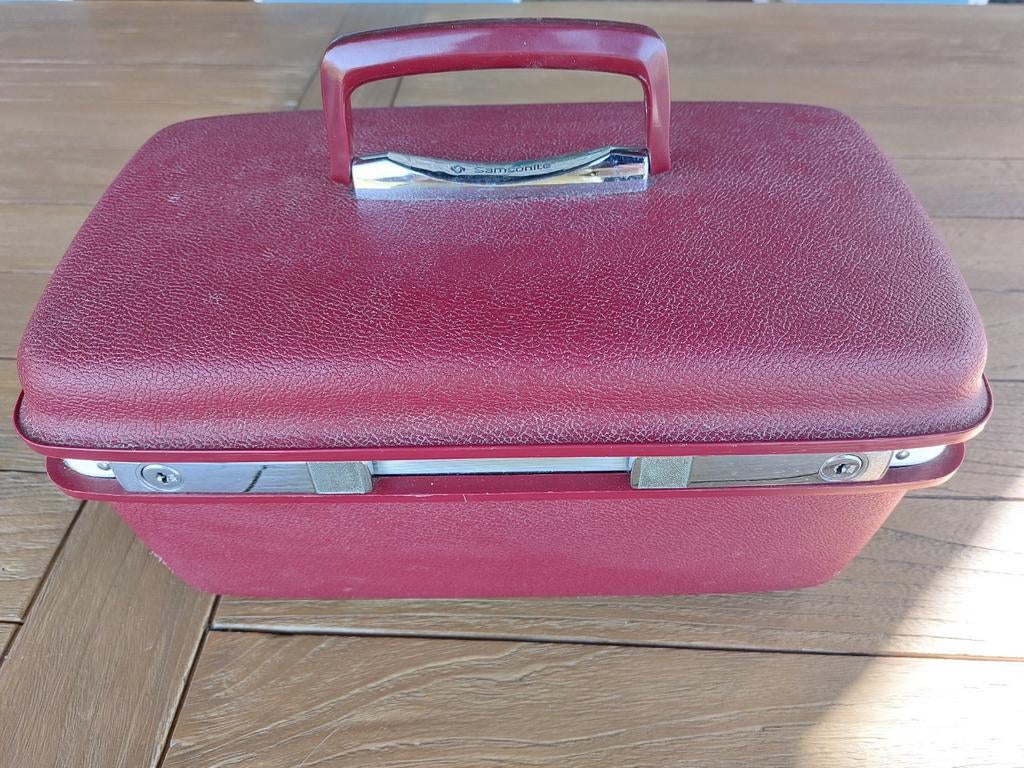 Stevige beautycase Samsonite, Ophalen