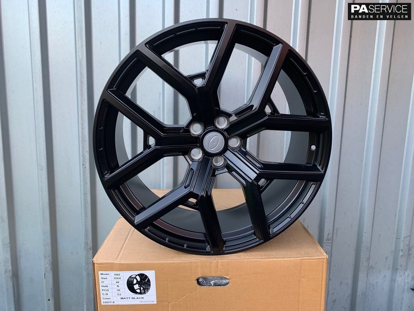 Nwe 23 inch Satin Black Range Rover Dedicated velgen, -, -, Banden en Velgen, Nieuw