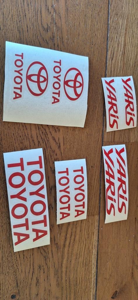 Stickers voor Toyota, Ophalen