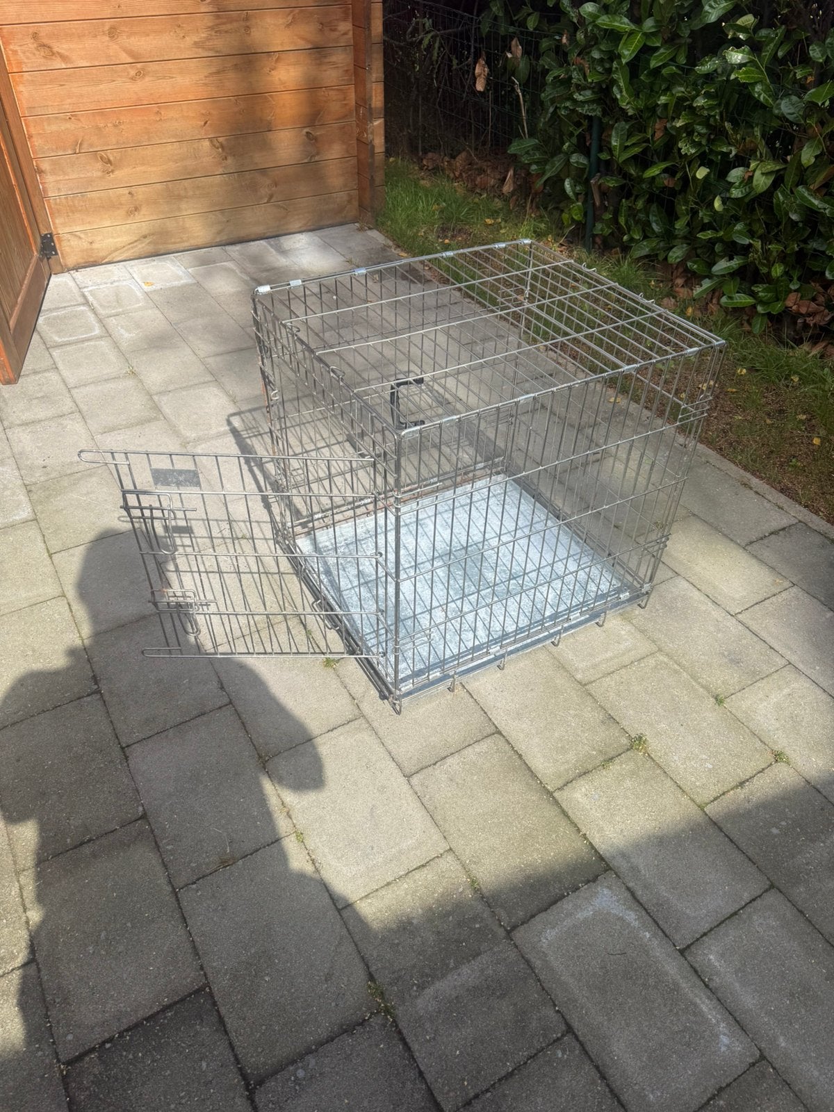 Cage pour chien en métal robuste 61  54  61 cm -d'occasion, Enlèvement, Comme neuf