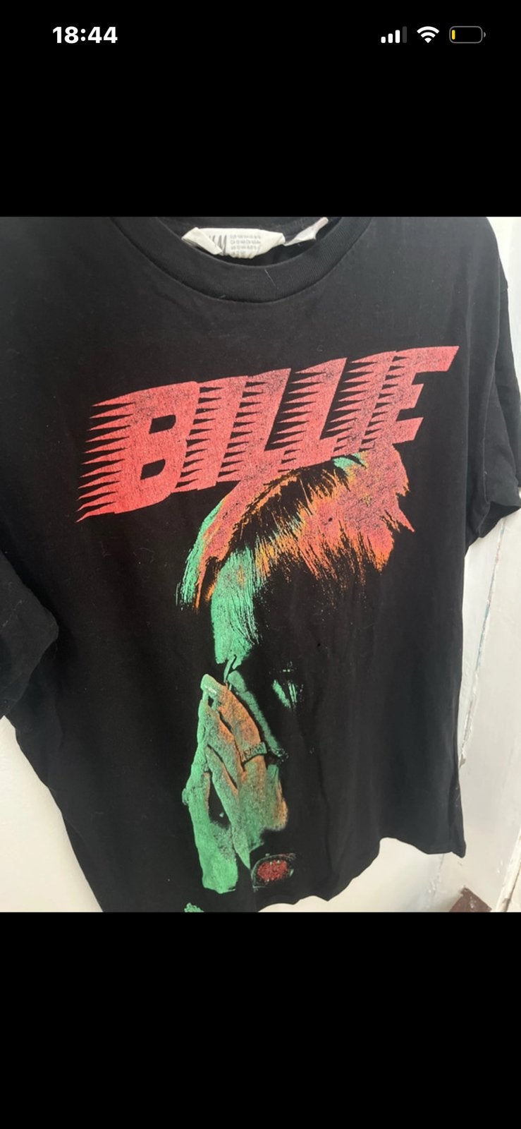 T-shirt billie Eillish, Kleding | Dames, T-shirts, Ophalen of Verzenden, Nieuw, Maat 34 (XS) of kleiner, Zwart