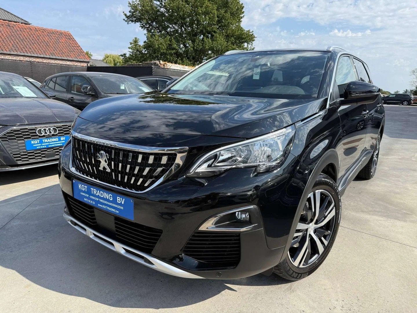 Peugeot 5008 1.2i 130PK 7 ZETELS NAVIGATIE ZWART LEDER CAMER, Auto's, Peugeot, Gebruikt, 1199 cc, Leder, Handgeschakeld