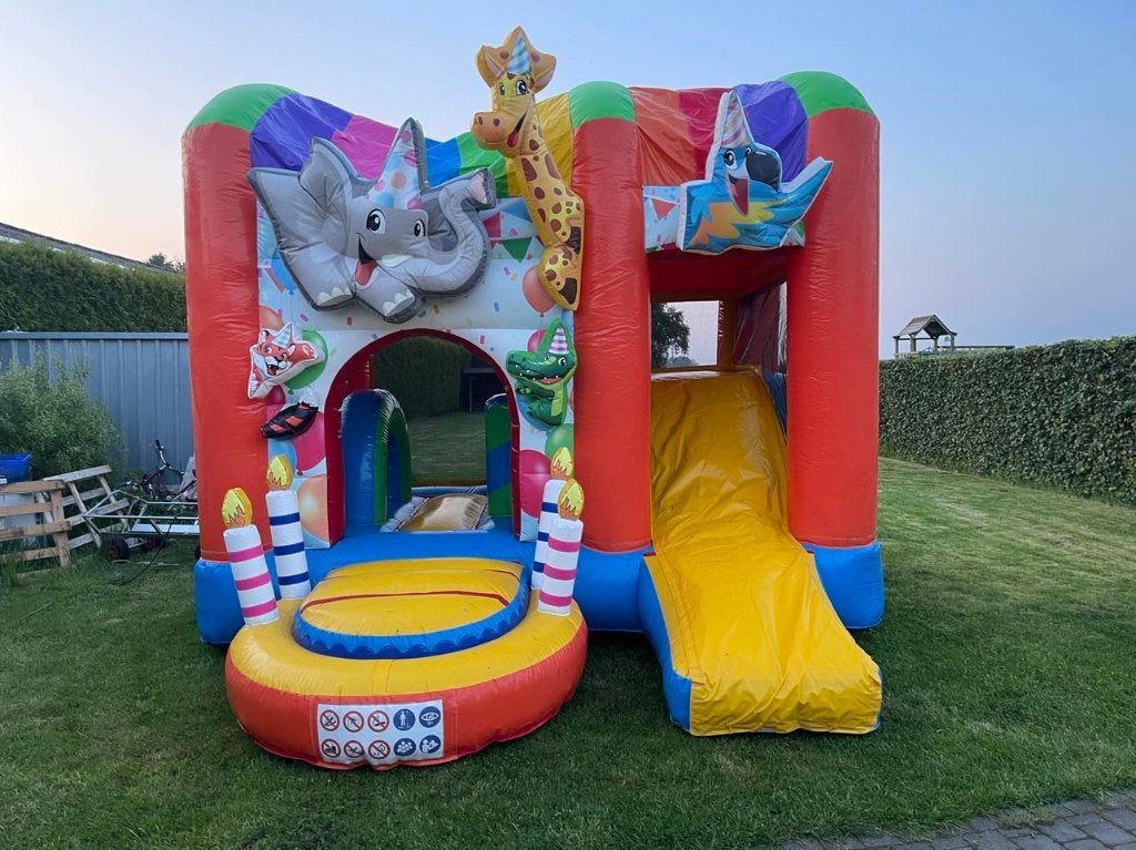Springkasteel party te koop, Ophalen, Zo goed als nieuw