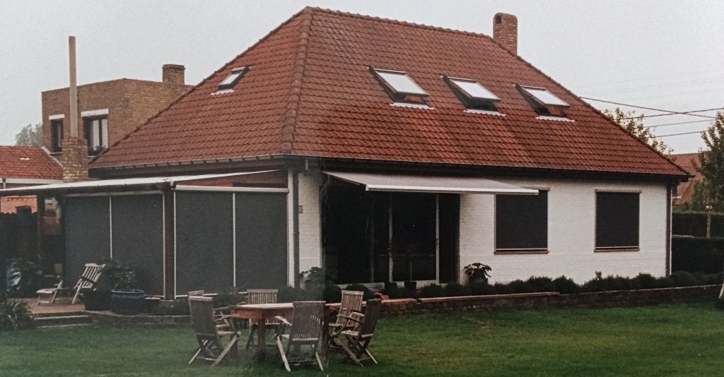Veranda te koop, Huis en Inrichting, Zetels | Complete zithoeken, Gebruikt, Hout, Metaal, Overige materialen, Ophalen