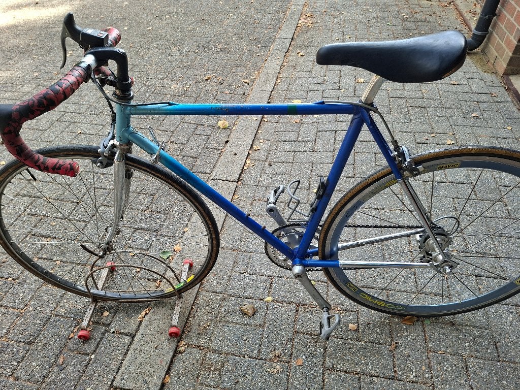 Retro koersfiets, Ophalen
