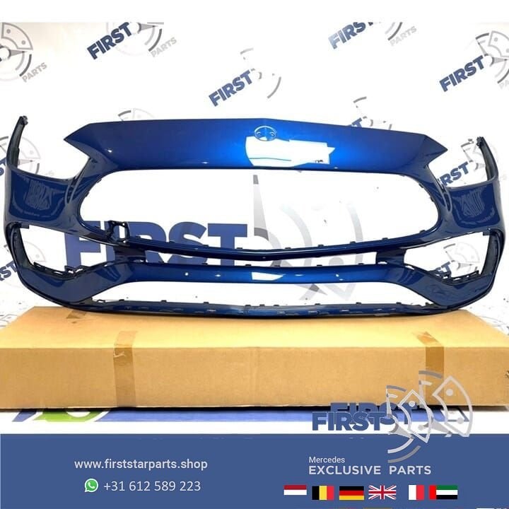W206 BUMPER AMG VOORBUMPER S206 2021-2024 A2068858401 ZWART, Utilisé, -, Avant, -