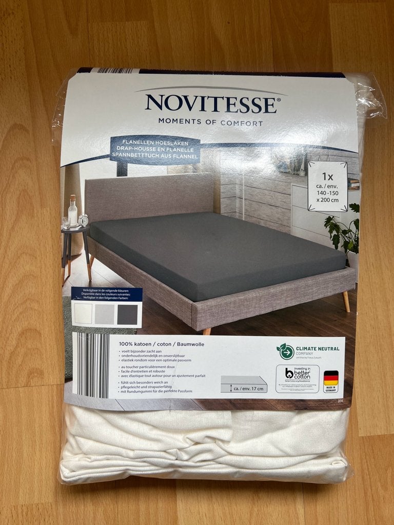 Hoeslaken 2 persoonsbed, Matrasbeschermer, Wit, Katoen, Ophalen of Verzenden