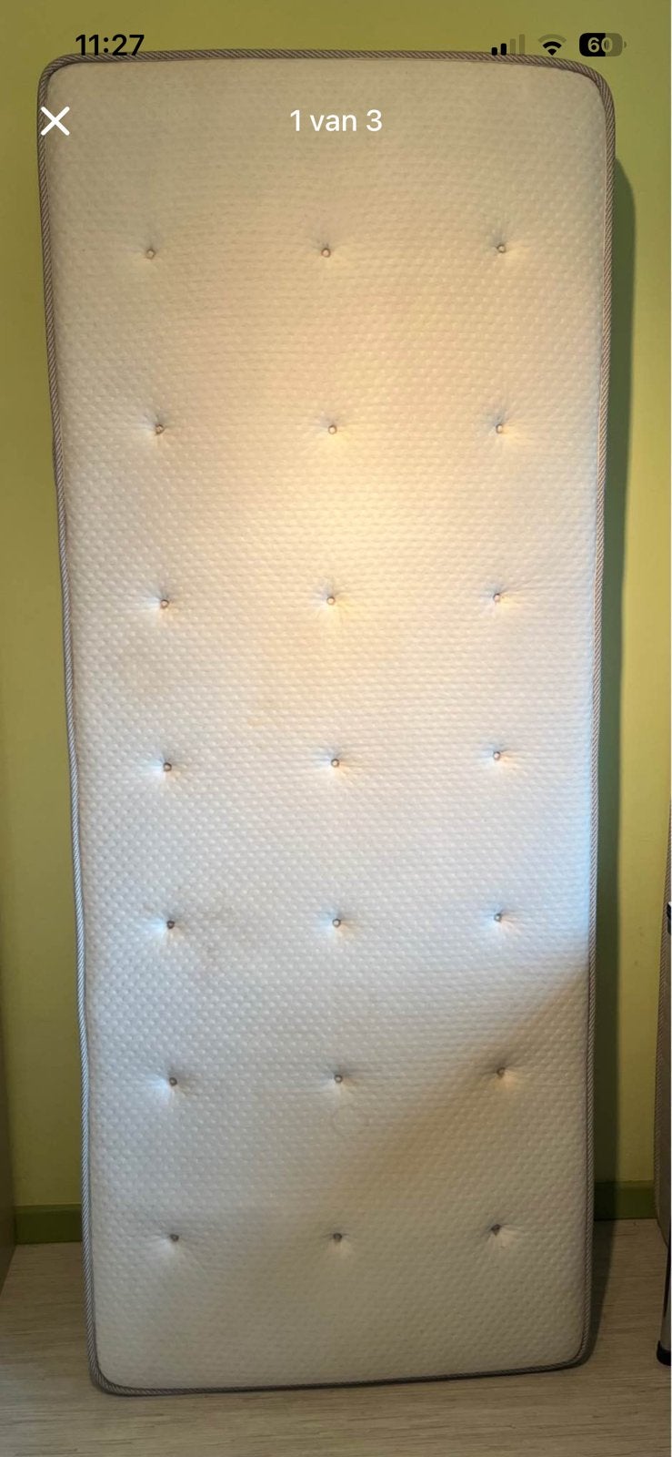 Ikea Hesseng Matras (2m op 80cm in topconditie), Huis en Inrichting, Ophalen, Matras