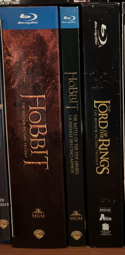 The Hobbit + Lord of the Rings Blu-ray, Cd's en Dvd's, Ophalen of Verzenden, Zo goed als nieuw, Boxset