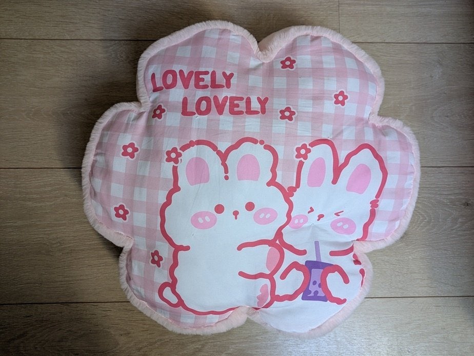 chambre d'enfant - peluche MINISO / coussin chambre fille, Enlèvement, Utilisé