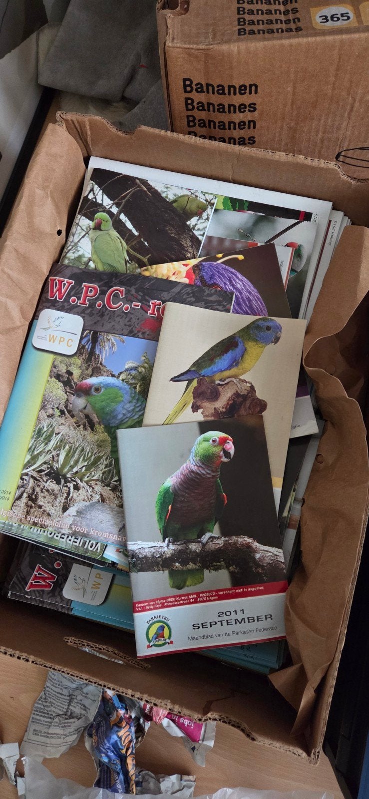 tijdschriften vogels, Ophalen