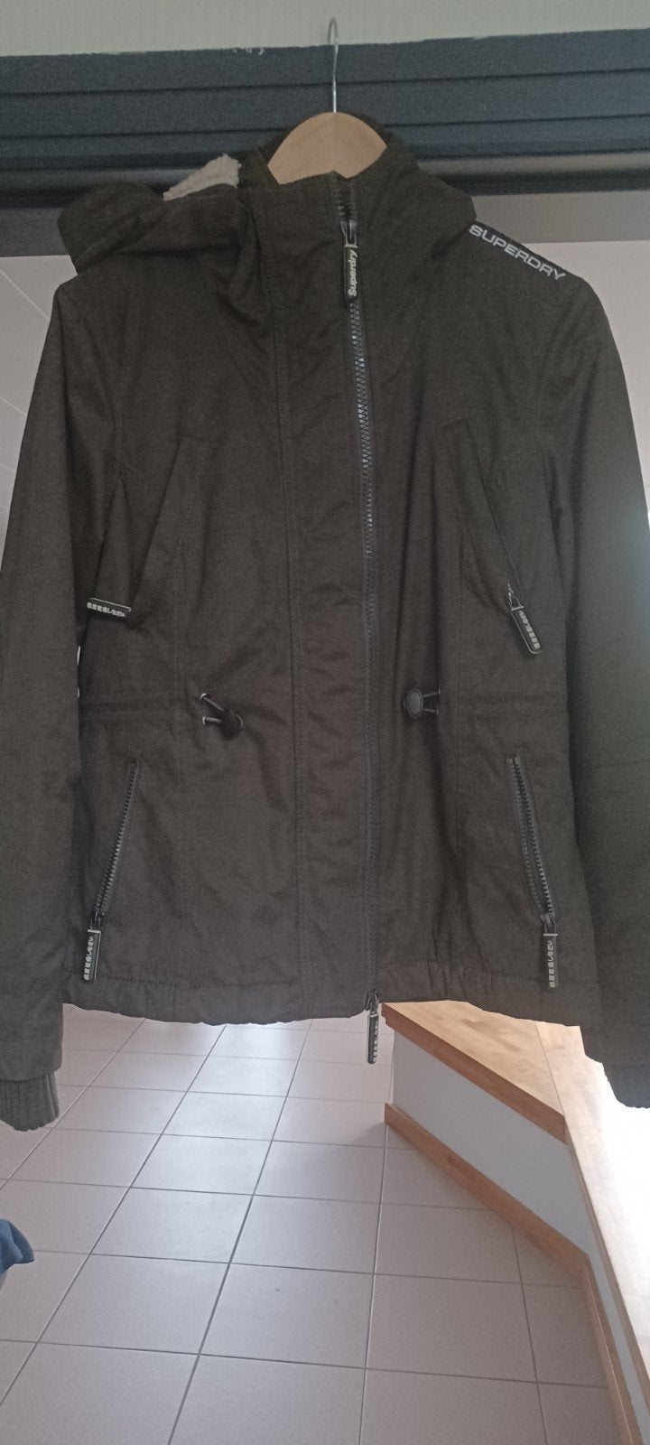 Superdry winterjas ., Kleding | Dames, Jassen | Winter, Superdry, Zo goed als nieuw, Groen, Ophalen