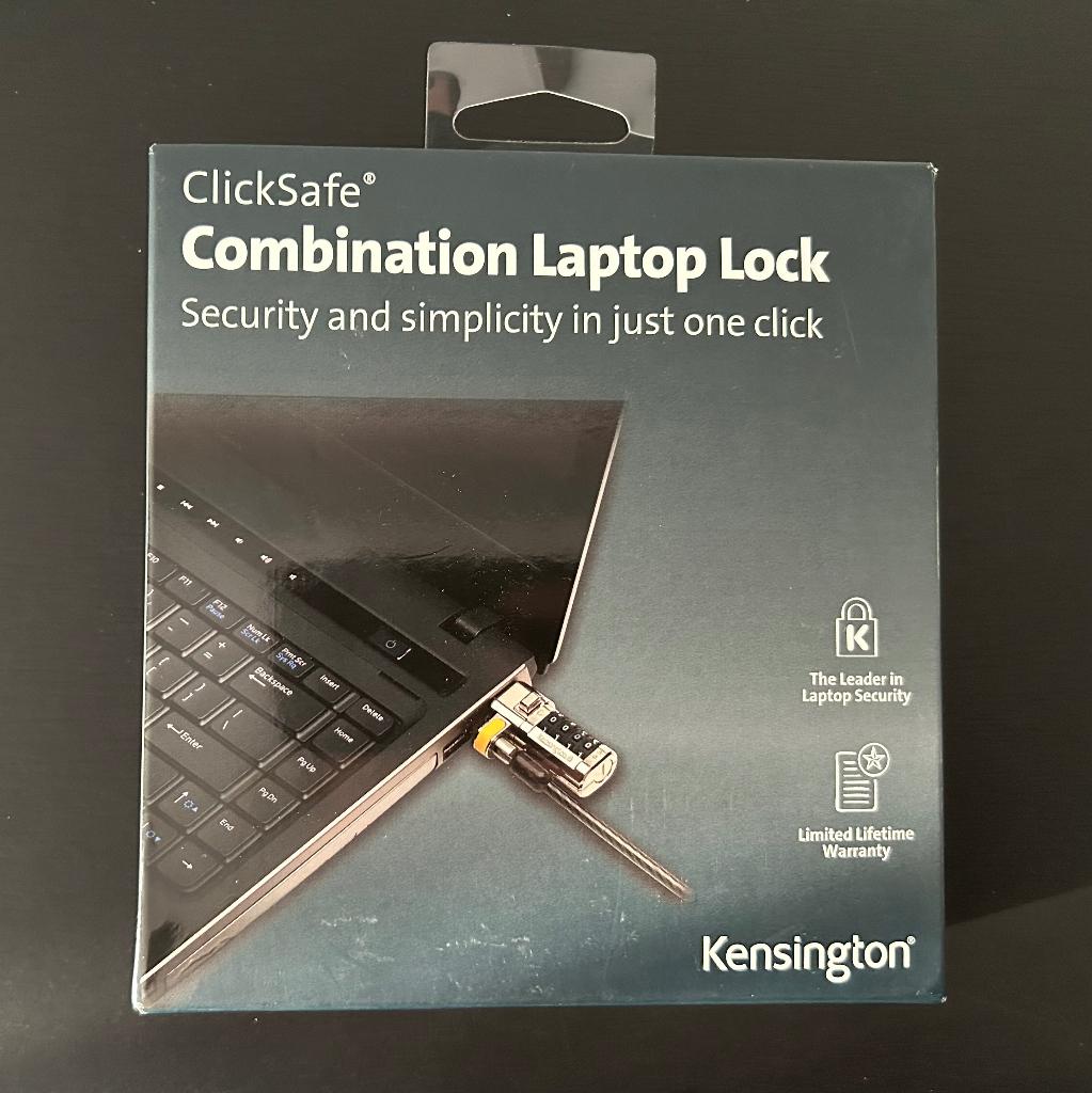 Kensington Clicksafe combinatie laptopslot, Ophalen, Nieuw