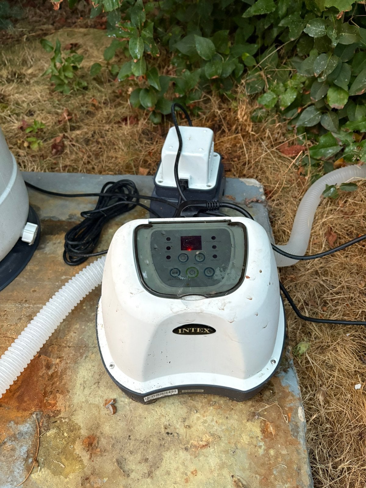 Intex zoutwatersysteem QS400, Tuin en Terras, Zwembad-toebehoren, Ophalen, Zo goed als nieuw